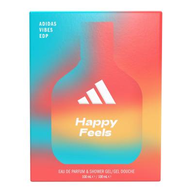 Adidas Vibes Happy Feels Geschenkset Eau de Parfum 100 ml + Duschgel 100 ml