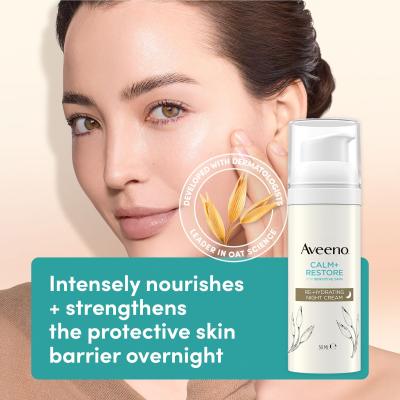 Aveeno Calm + Restore Re-Hydrating Night Cream Nachtcreme 50 ml