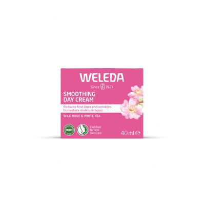 Weleda Wild Rose &amp; White Tea Smoothing Day Cream Tagescreme für Frauen 40 ml