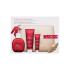 Clarins Aroma Eau Dynamisante Geschenkset Erfrischende Körperlotion 100 ml + Körpermilch 100 ml + Duschgel 30 ml + Kosmetiktasche