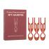 Fiona Franchimon Nº1 Hairpin Haarspange für Frauen Farbton  Ruby Red Set