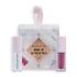 Makeup Revolution London Mini Lip & Cheek Duo Geschenkset Lipgloss Shimmer Bomb 1,4 ml White Shimmer + Flüssiges Rouge Blush Bomb 1,4 ml Cute Pink