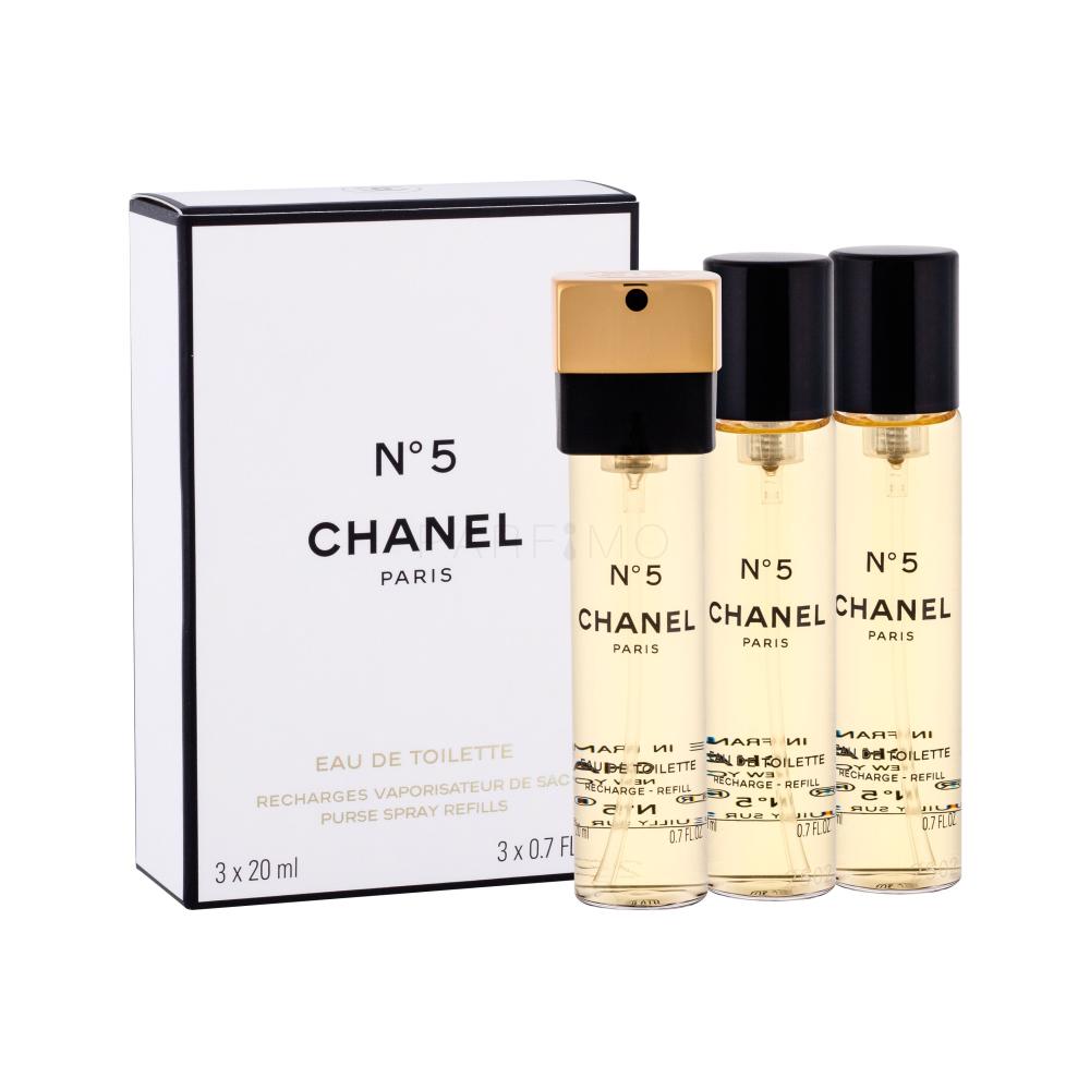 Chanel No.5 Eau de Toilette für Frauen Nachfüllung 3x20 ml