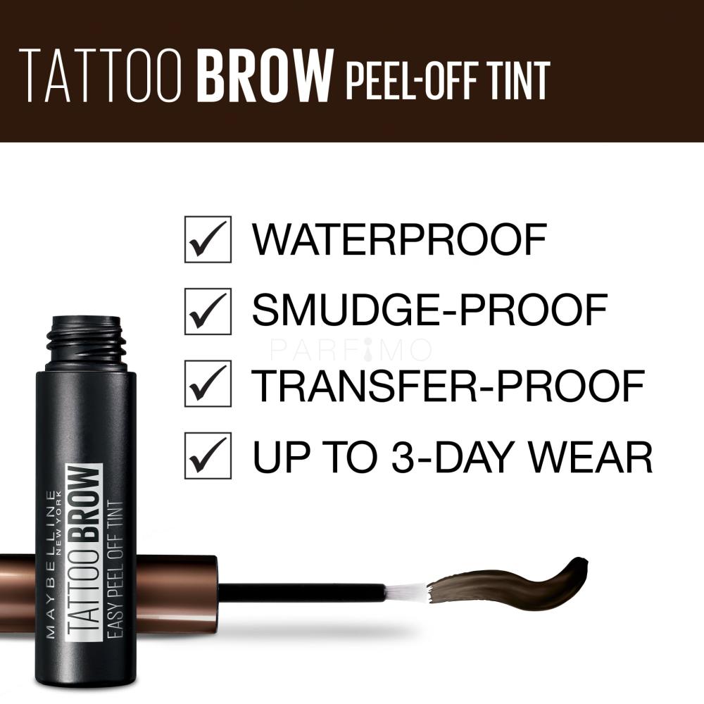 Brow 4,6 g Frauen Augenbrauenfarbe Maybelline Brown Farbton Tattoo für Dark