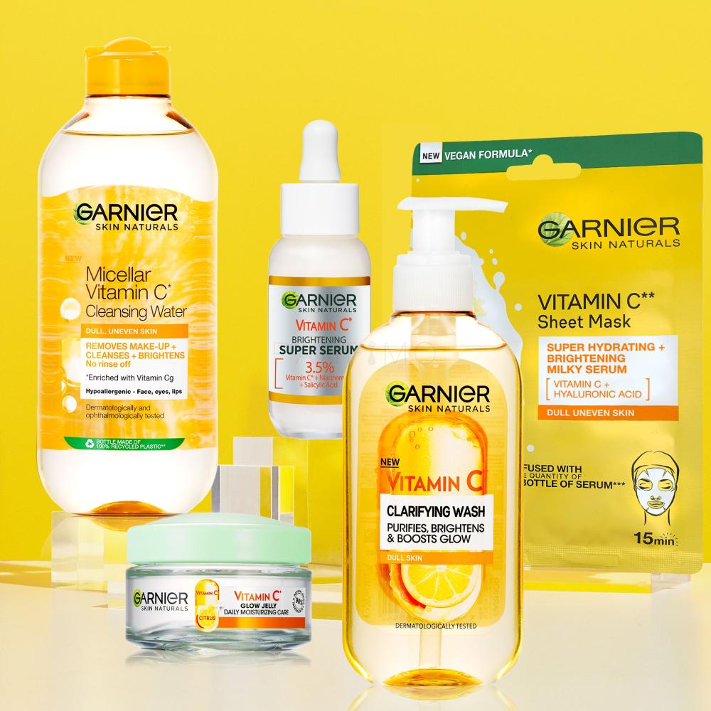 Garnier Skin Naturals ml Frauen Reinigungsgel Clarifying für Vitamin 200 Wash C