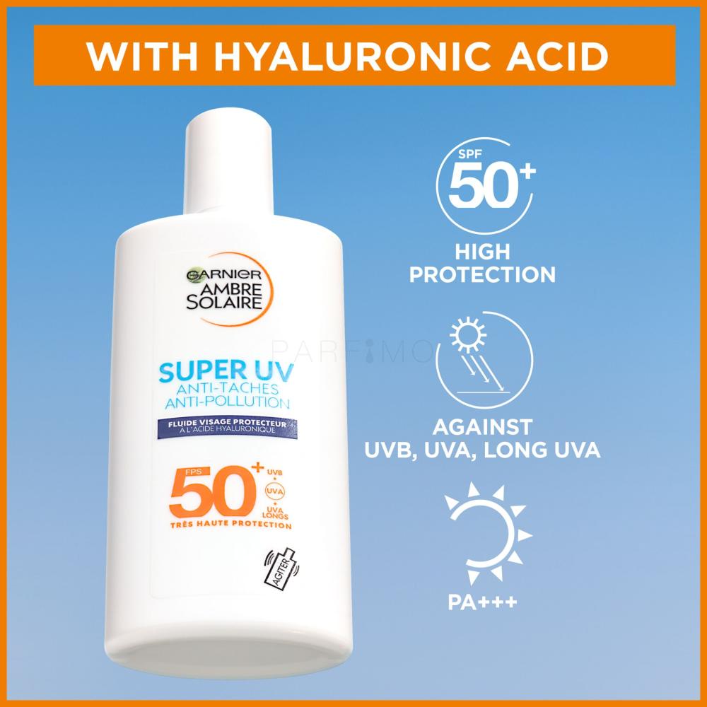 Solaire Garnier Ambre Sonnenschutz fürs Gesicht Super Fluid Protection UV