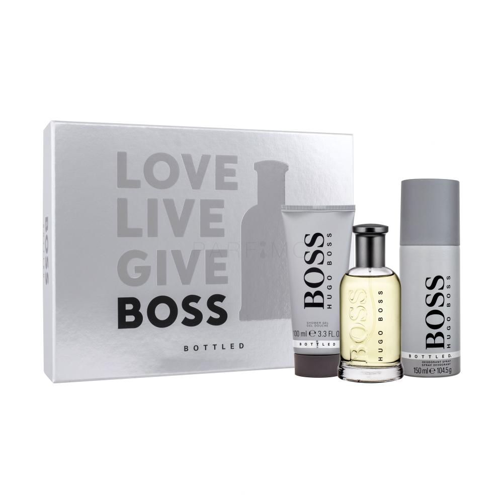 HUGO BOSS Boss Bottled Geschenkset Eau ml 100 100 de ml + Duschgel Deodorant 150 + Toilette ml