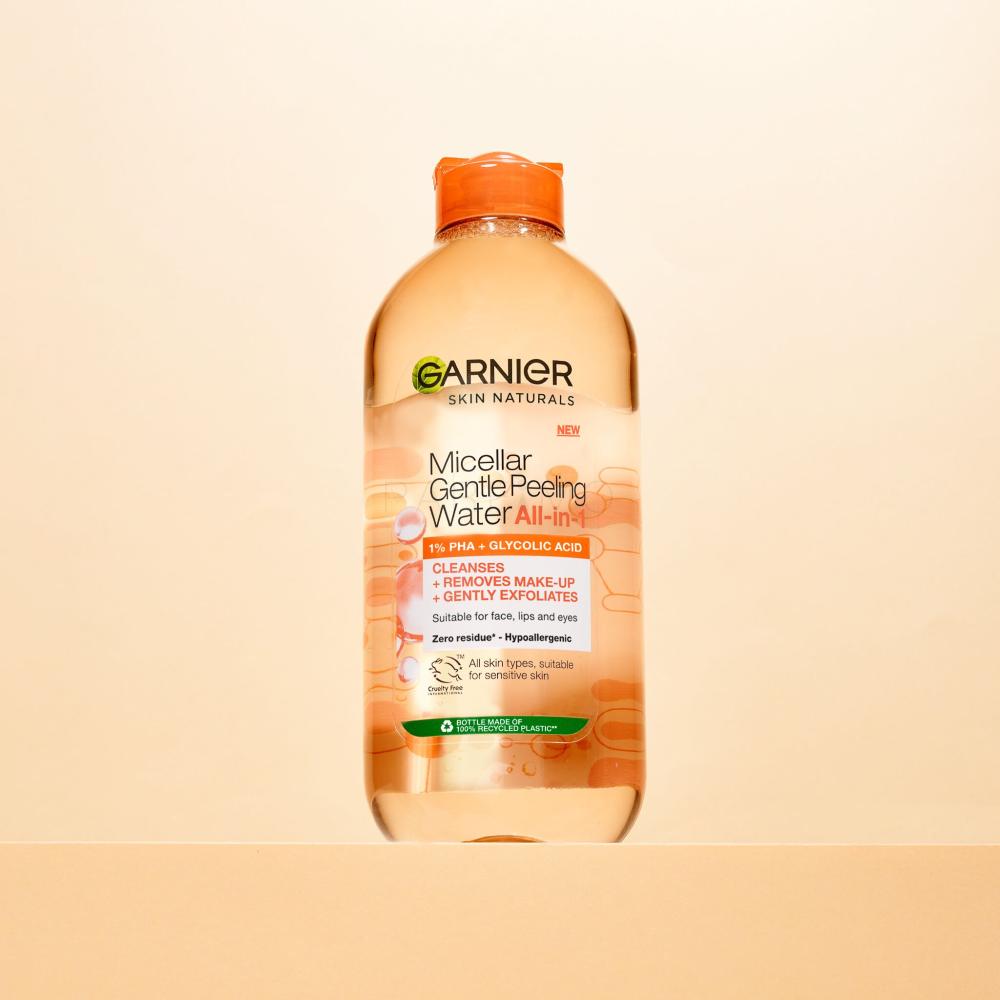 Garnier Skin 400 Micellar Mizellenwasser ml Peeling Gentle Frauen Naturals Water für