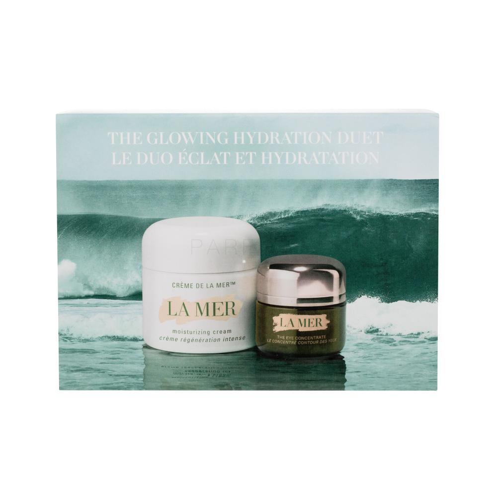 La Mer The Glowing Hydration The Moisturizing ml Cream Eye Geschenkset 60 + Duet ml The Concentrate Augencreme 15 Tagescreme