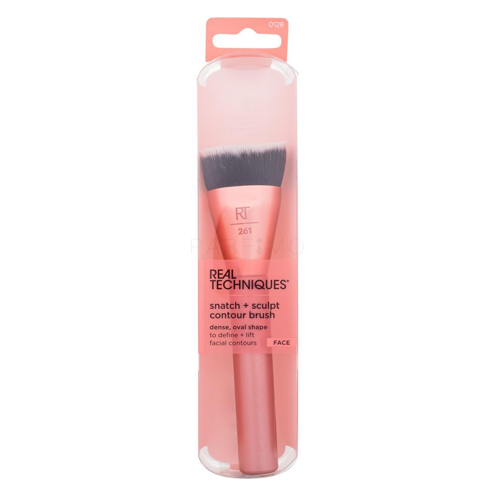 Real Techniques Face Snatch + Sculpt Contour Brush Pinsel für Frauen 1 St.