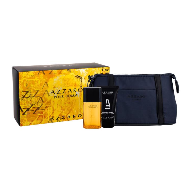 Azzaro Pour Homme Geschenkset Edt 30 ml + Duschgel 50 ml + Kosmetiktasche