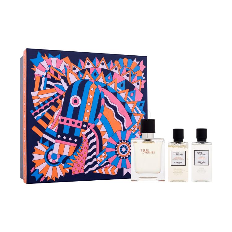 Hermes Terre d´Hermès Geschenkset Edt 50 ml + Duschgel 40 ml + After Shave Wasser 40 ml