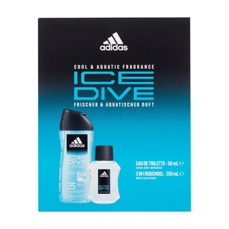 Adidas Ice Dive Geschenkset Edt 50 ml + Duschgel 250 ml