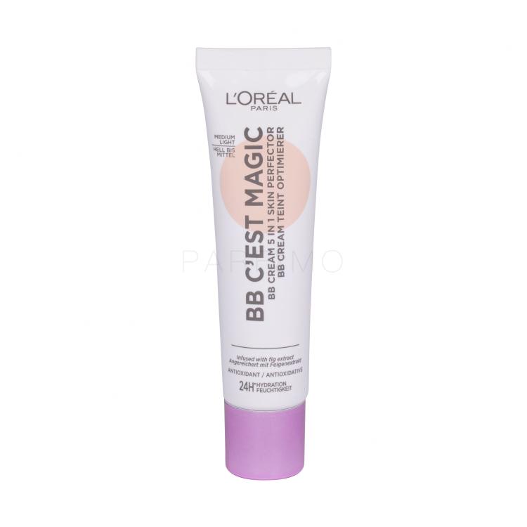 L&#039;Oréal Paris Magic BB 5in1 Transforming Skin Perfector BB Creme für Frauen 30 ml Farbton  Medium Light