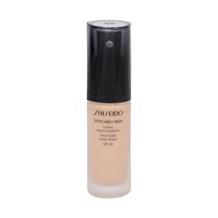 Shiseido Synchro Skin Lasting Liquid Foundation SPF20 Foundation für Frauen 30 ml Farbton  Golden 1