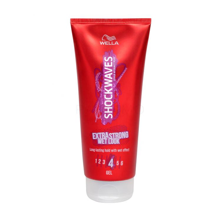 Wella Shockwaves Extra Strong Wet Look Haargel für Frauen 200 ml