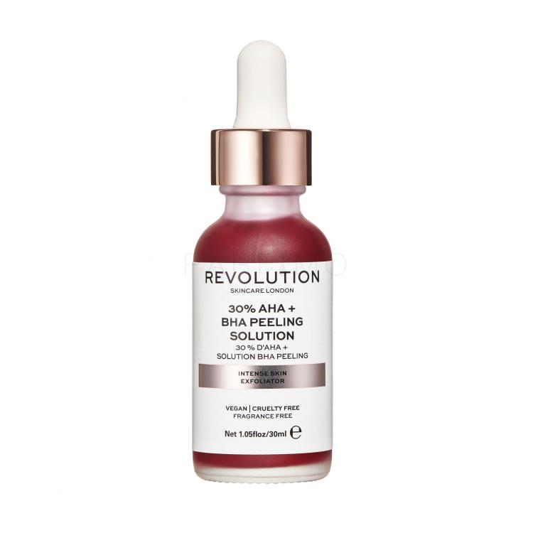 Revolution Skincare Skincare 30% AHA + BHA Peeling Solution Peeling für Frauen 30 ml