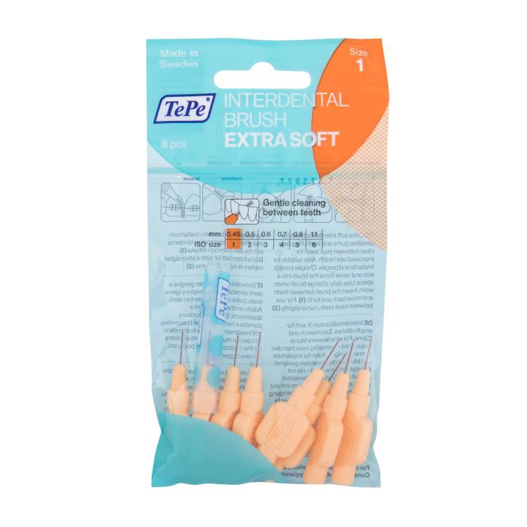 TePe Extra Soft 0,45 mm Zwischenraumzahnbürste 8 St.