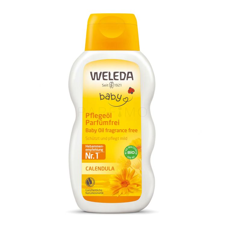 Weleda Baby Calendula Oil Fragrance Free Körperöl für Kinder 200 ml