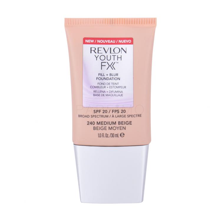 Revlon Youth FX Fill + Blur SPF20 Foundation für Frauen 30 ml Farbton  240 Medium Beige