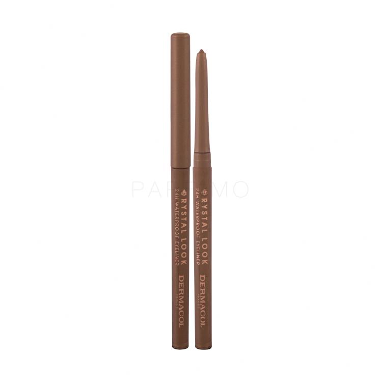 Dermacol Crystal Look Waterproof Kajalstift für Frauen 3 g Farbton  1 Bronze