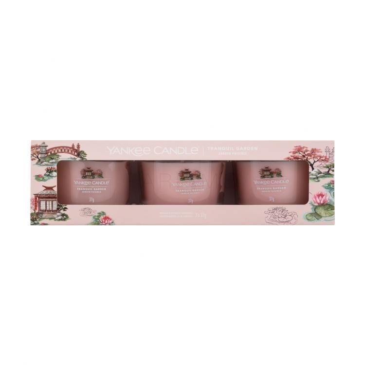 Yankee Candle Tranquil Garden Geschenkset Duftkerze 3 x 37 g