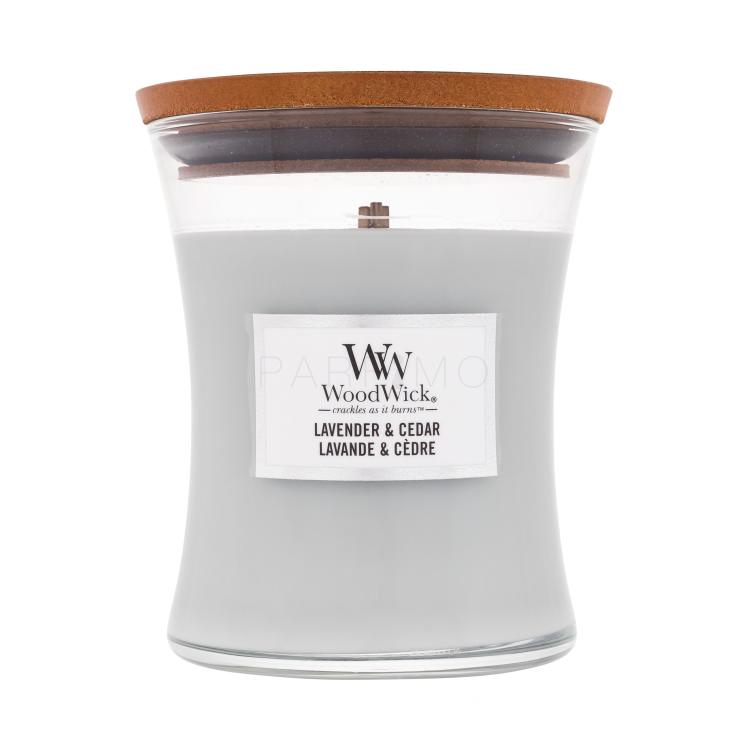 WoodWick Lavender &amp; Cedar Duftkerze 275 g