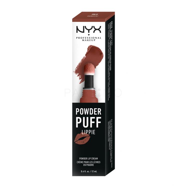 NYX Professional Makeup Powder Puff Lippie Lippenstift für Frauen 12 ml Farbton  13 Teacher´s Pet