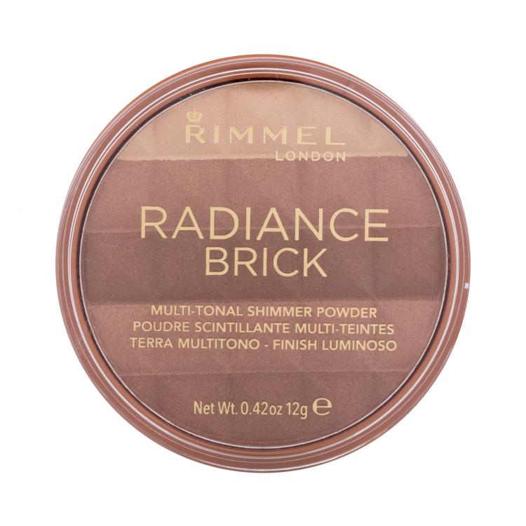 Rimmel London Radiance Brick Bronzer für Frauen 12 g Farbton  002 Medium