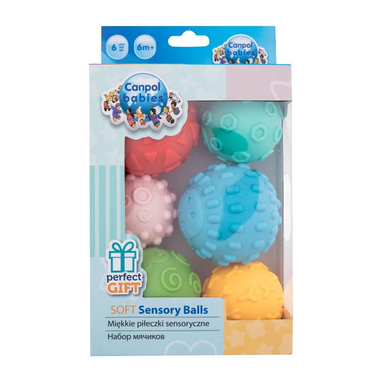 Canpol babies Sensory Soft Balls Spielzeug für Kinder 6 St.