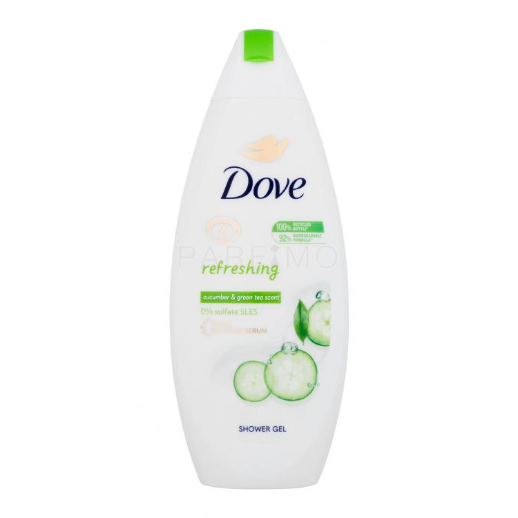 Dove Refreshing Cucumber &amp; Green Tea Duschgel für Frauen 250 ml