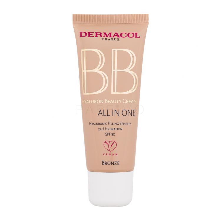 Dermacol BB Cream Hyaluron Beauty Cream All In One BB Creme für Frauen 30 ml Farbton  02 Bronze