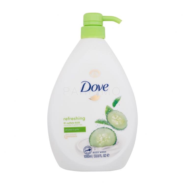 Dove Refreshing Cucumber &amp; Green Tea Duschgel für Frauen 1000 ml