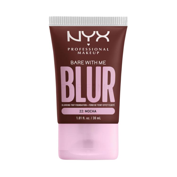 NYX Professional Makeup Bare With Me Blur Tint Foundation Foundation für Frauen 30 ml Farbton  22 Mocha