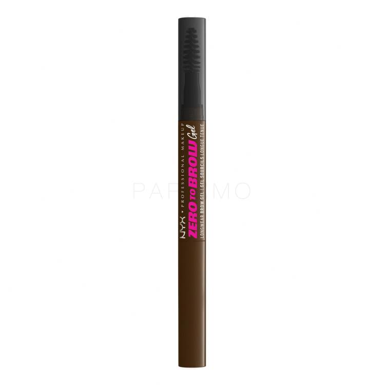 NYX Professional Makeup Zero To Brow Augenbrauengel und -pomade für Frauen 2 ml Farbton  06 Chocolate