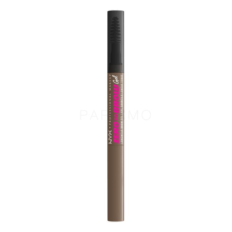 NYX Professional Makeup Zero To Brow Augenbrauengel und -pomade für Frauen 2 ml Farbton  05 Ash Brown