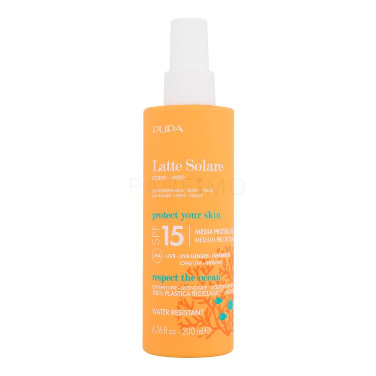 Pupa Sunscreen Milk SPF15 Sonnenschutz 200 ml