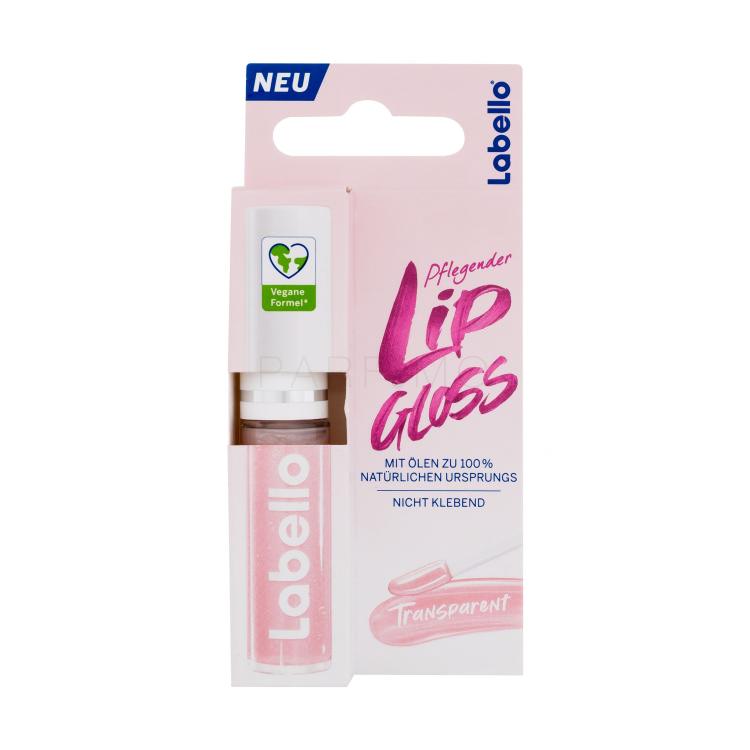 Labello Pflegender Lip Gloss Lippenöl für Frauen 5,5 ml Farbton  Transparent