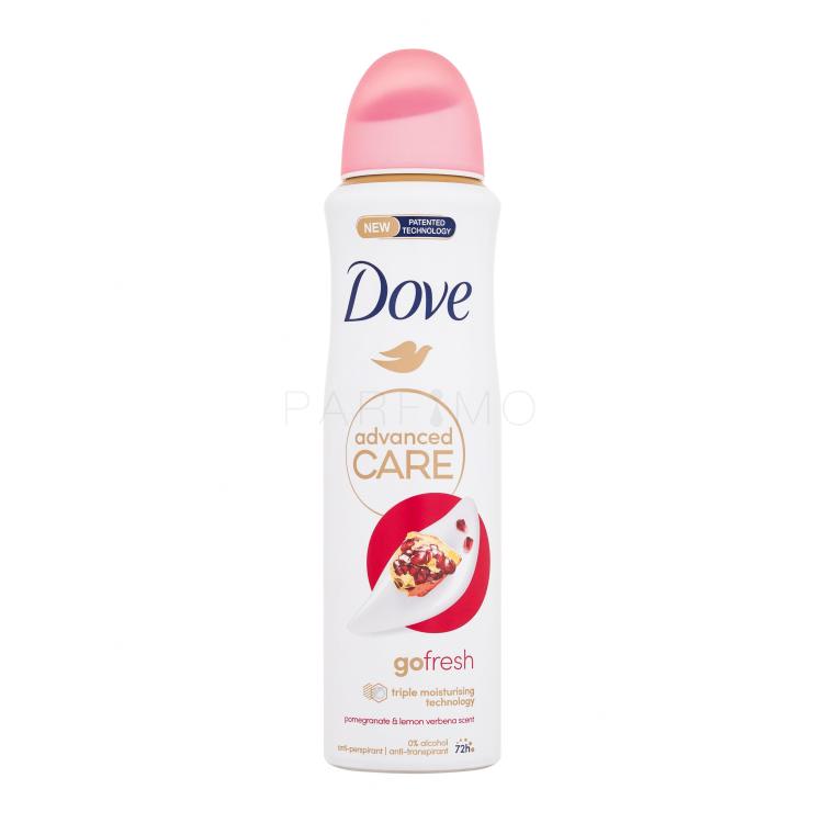 Dove Advanced Care Go Fresh Pomegranate &amp; Lemon Verbena 72h Antiperspirant für Frauen 150 ml