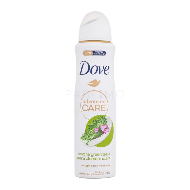 Dove Advanced Care Matcha Green Tea &amp; Sakura Blossom 72h Antiperspirant für Frauen 150 ml