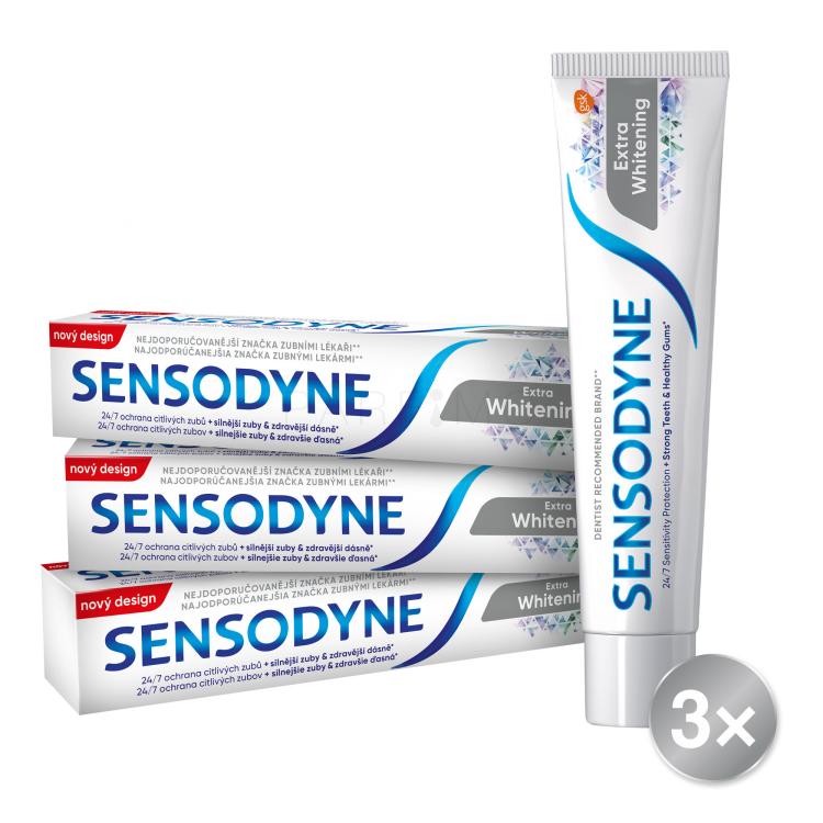 Sensodyne Extra Whitening Trio Zahnpasta Set