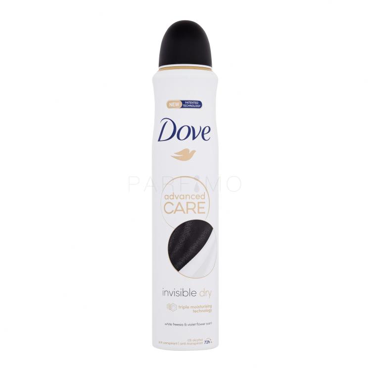 Dove Advanced Care Invisible Dry 72h Antiperspirant für Frauen 200 ml