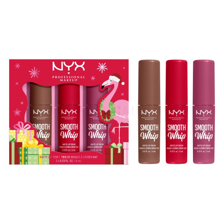 NYX Professional Makeup Fa La La L.A. Land Smooth Whip Matte Lip Cream Trio Geschenkset Lippenstift Smooth Whip Matte Lip Cream 3 x 4 ml