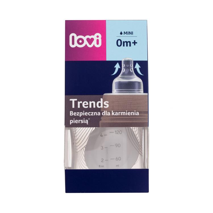 LOVI Harmony Trends Bottle 0m+ Babyflasche für Kinder 120 ml