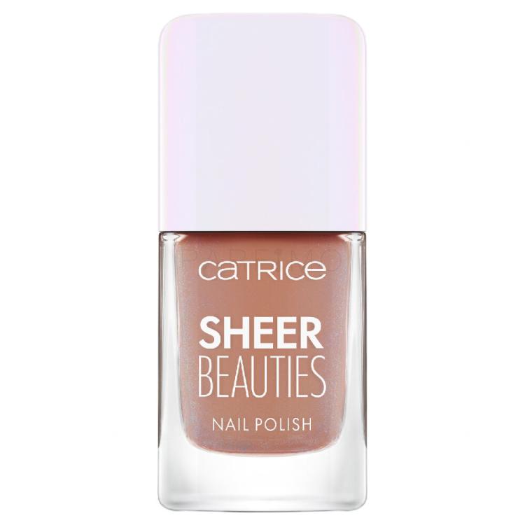 Catrice Sheer Beauties Nail Polish Nagellack für Frauen 10,5 ml Farbton  060 Love You Latte