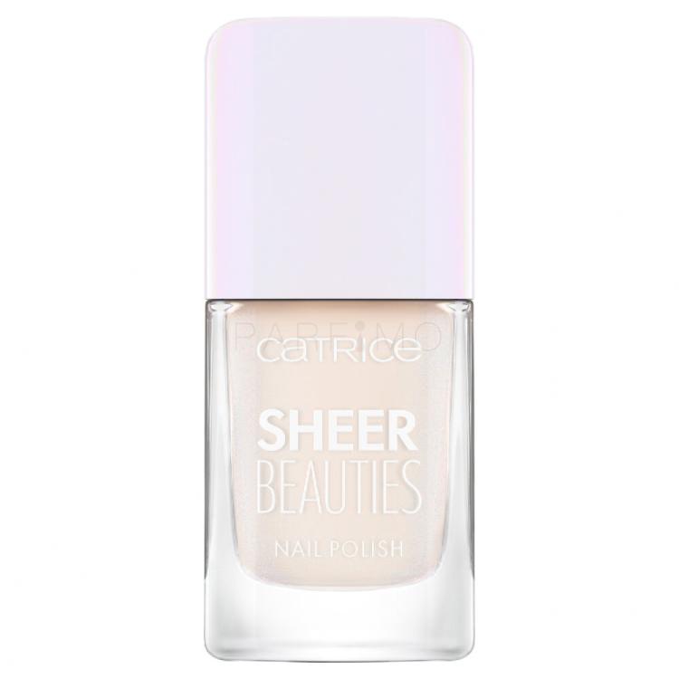 Catrice Sheer Beauties Nail Polish Nagellack für Frauen 10,5 ml Farbton  010 Milky Not Guilty