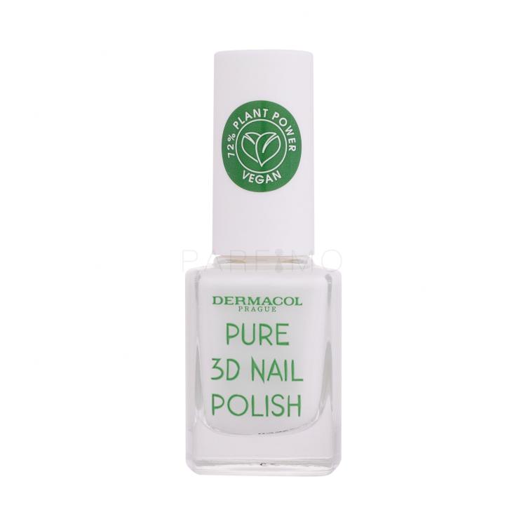 Dermacol Pure 3D Nagellack für Frauen 11 ml Farbton  02 Absolute White