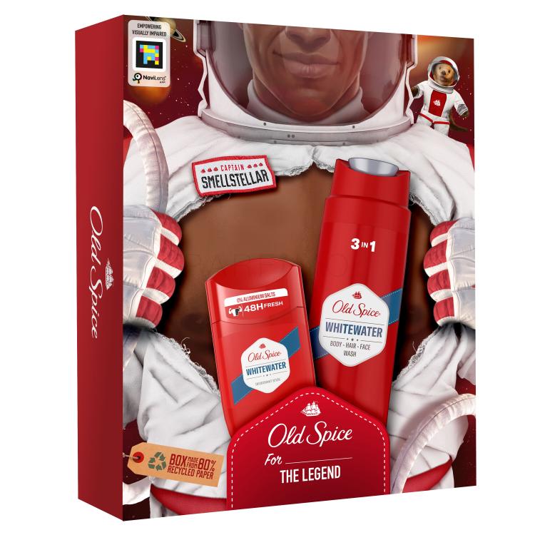 Old Spice Whitewater Geschenkset Deostick 50 ml + Duschgel 3in1 250 ml