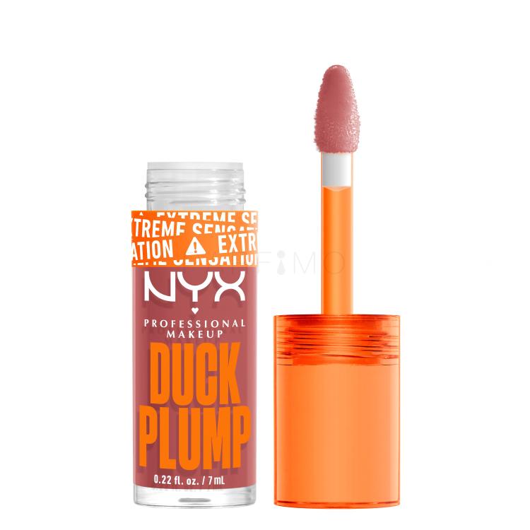 NYX Professional Makeup Duck Plump Lipgloss für Frauen 6,8 ml Farbton  03 Nude Swings