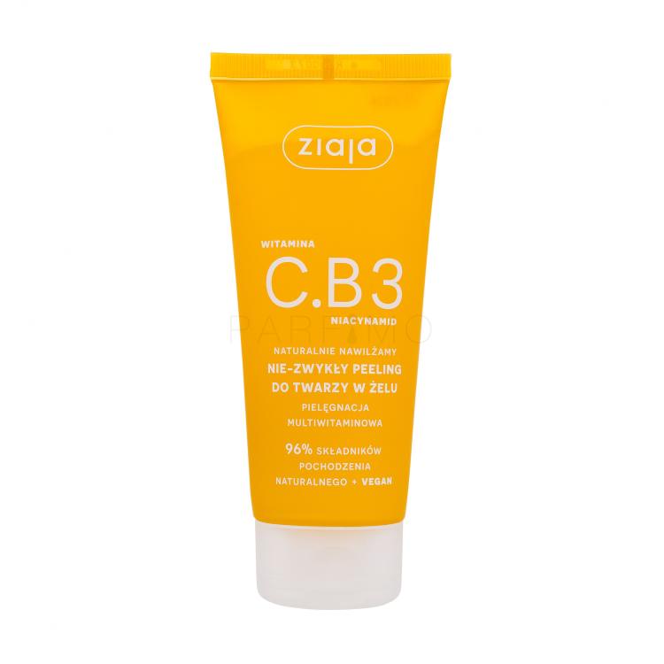 Ziaja Vitamin C.B3 Niacinamide Face Scrub Gel Peeling für Frauen 100 ml